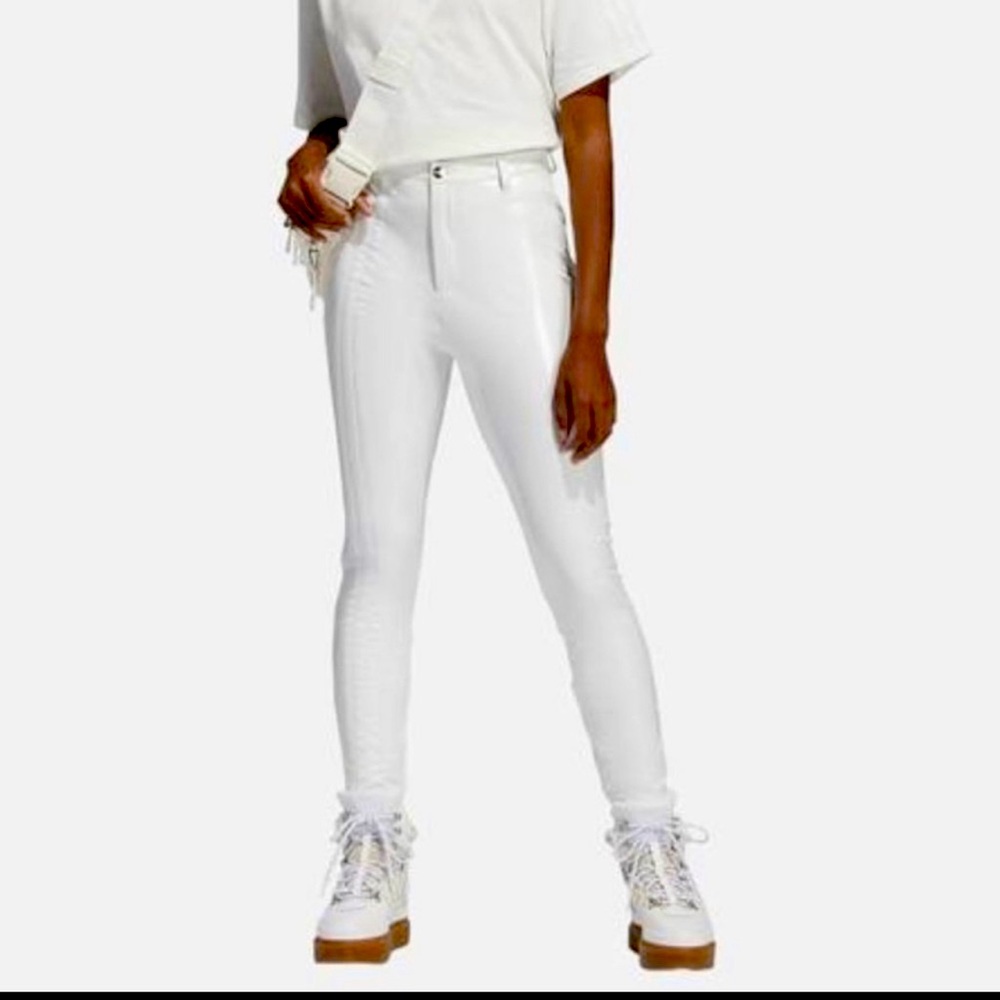 Brand New Ivy Park White Latex Pants Size M and XS